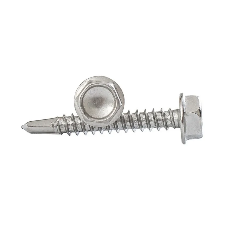 410/304 Stainless Steel Hex Head Self Drilling Screws M4.2 M4.8 M5.2 M5.5 M6.3 Self-Tapping TEK Screws Roofing screw
