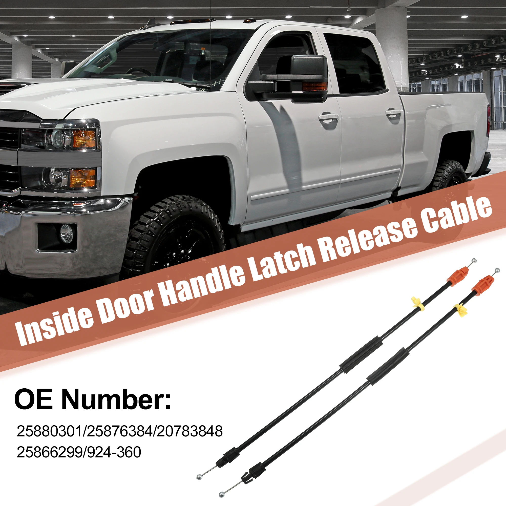 X Autohaux 2 stücke LH RH Front Tür Griff Latch Release Kabel für Chevrolet Tahoe 2007-2014 15940887 25880301 25876384 20783848