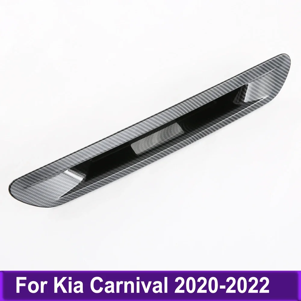 

Задняя дверная ручка, крышка, накладка, наклейка, Стайлинг для Kia Carnival 2020 2021 2022, ABS, углеродное волокно, автомобильные аксессуары