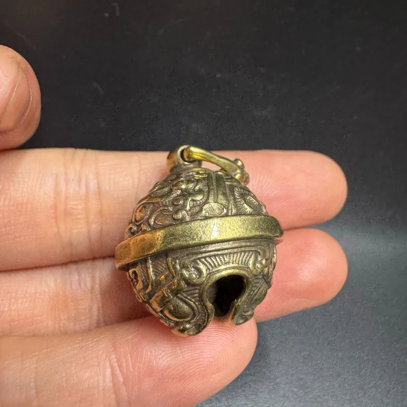 Antique Pure Copper, One Step At A Time, Ring The Taotie Copper Bell, Pure Copper