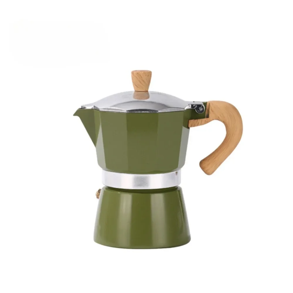 

50ml/150ml/300ml Single Valve Coffee Pot Espresso Extraction Kettle Moka Pot Outdoor Brewing High Temperature Coffee Accessories