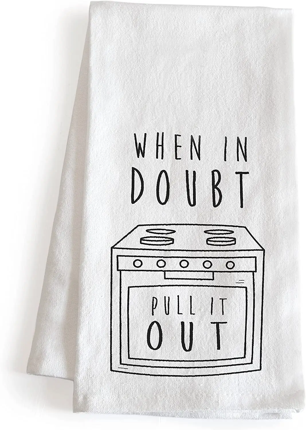 When In Doubt Pull It Out Funny Kitchen Towel with Sayings 18x24 Inch, Kitchen Funny Dish Towels, Funny Saying Kitchen Towels