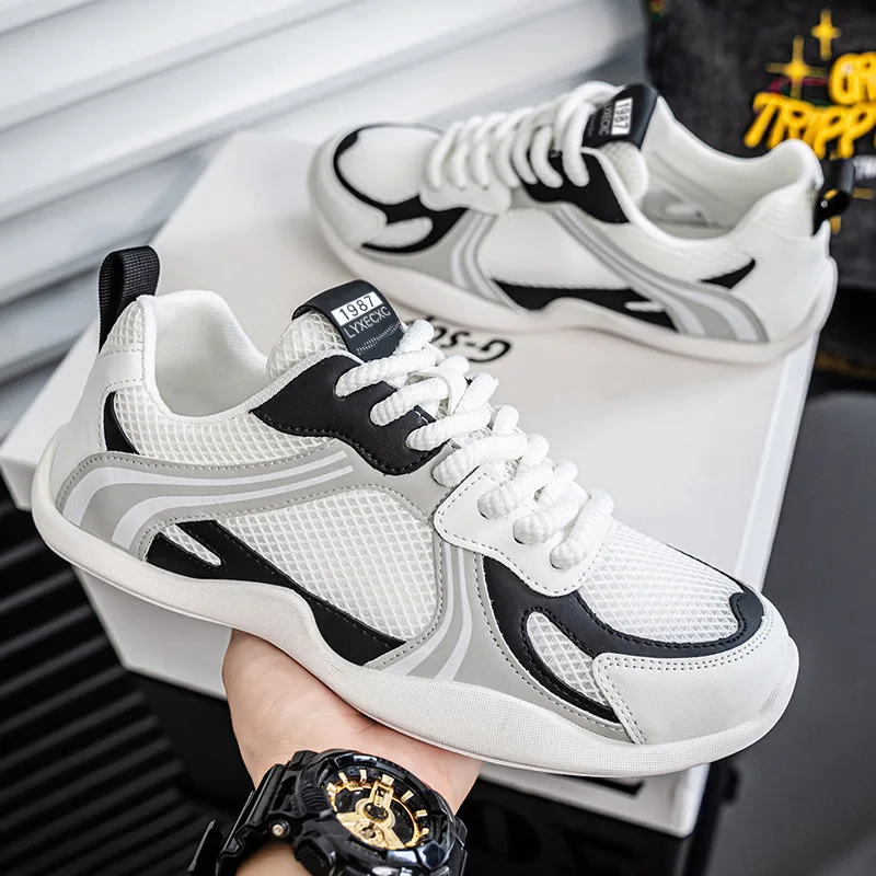 أحذية رياضية رجالية عصرية شبكية قابلة للتنفس من Fipatbu أحذية رياضية سوداء مريحة مضادة للانزلاق في الهواء الطلق كاجوال للجري Zapatillas Hombre #6