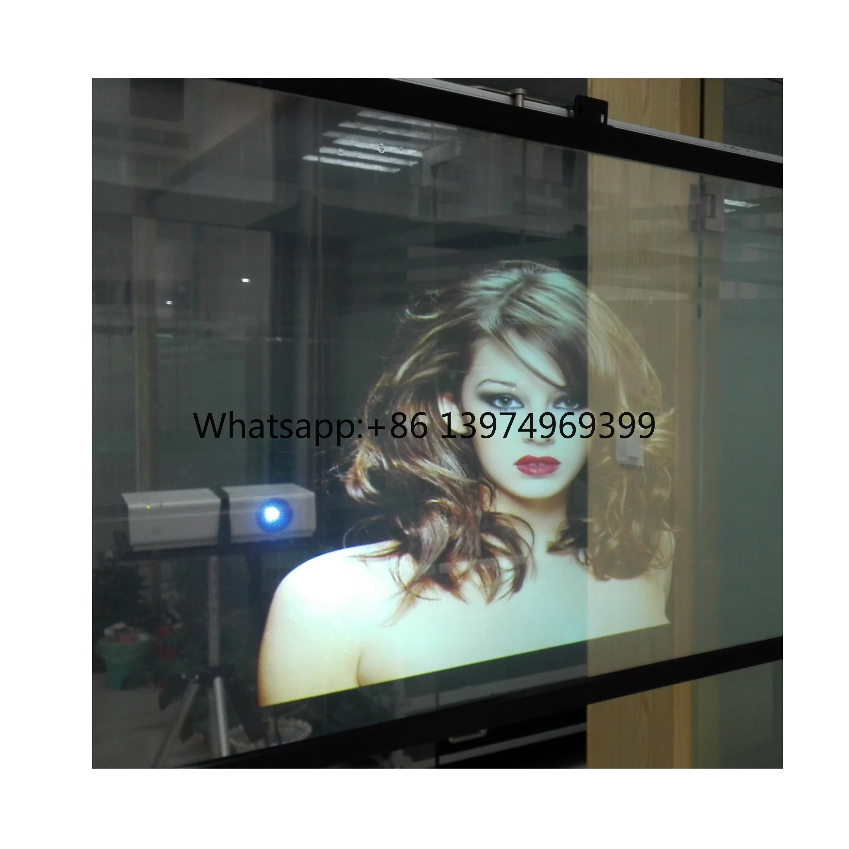 SMX Transparent Self Adhesive Projection Film Rear Projection Screen Film Vinyl Film Korea