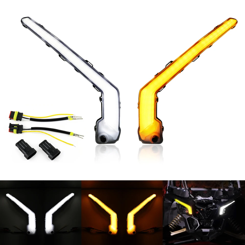 

Передние светодиодные сигнальные фонари для Can-Am Maverick X3 XDS XRS Max Turbo R 2017-2022