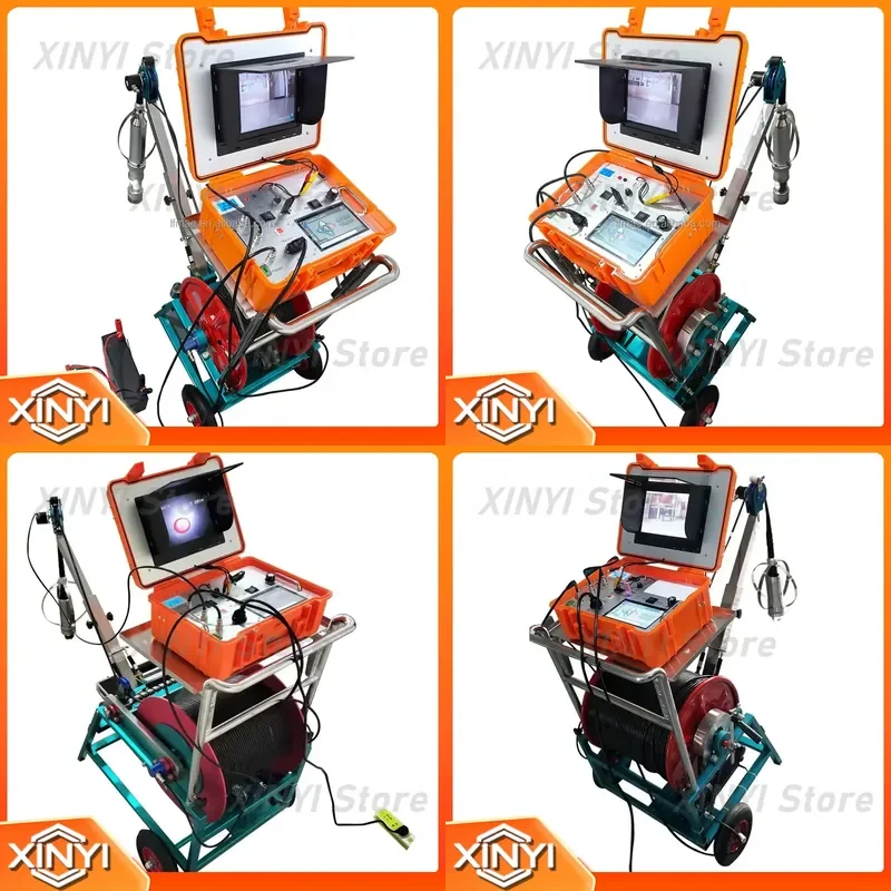 Recording Video Drilling Equipment for Hith Deep Manual Drilling Inspection Tool for Underground Pipe Inspection Camera