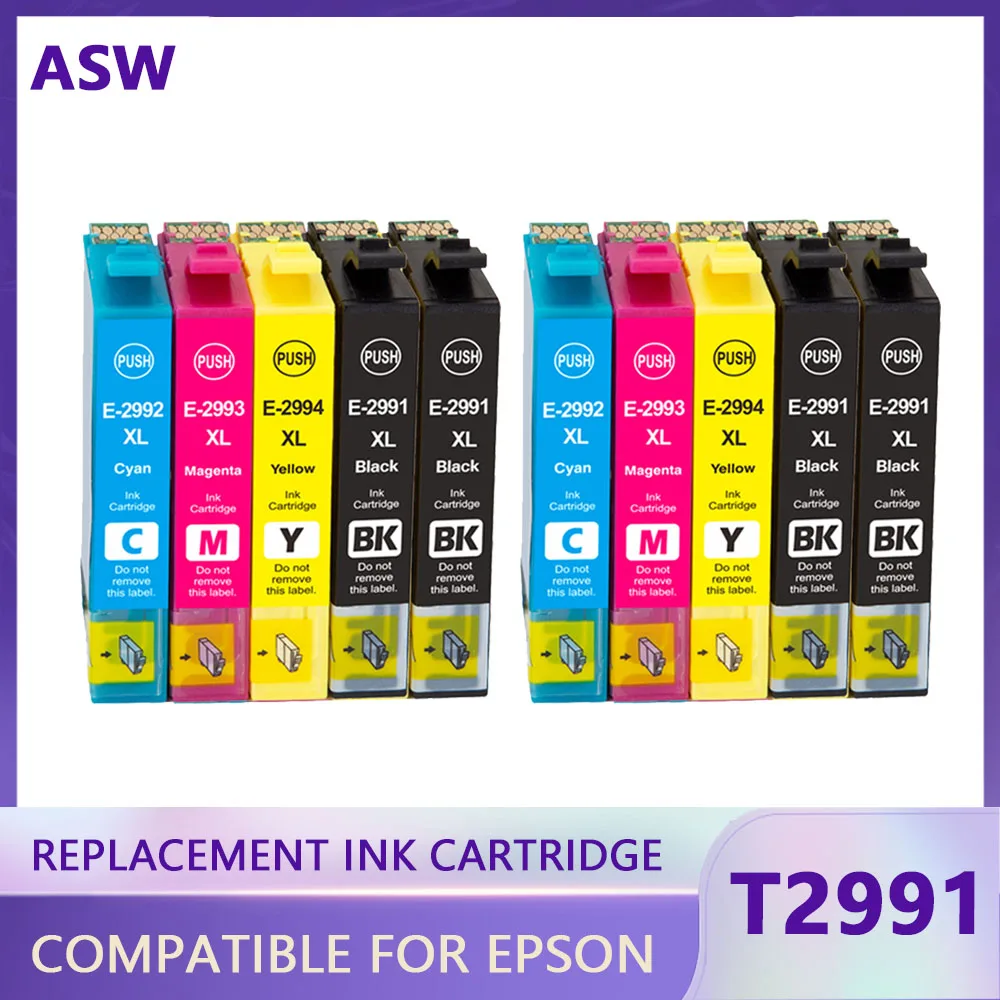 10PCS 29XL T2991 T2991XL T29XL compatible For Epson ink Cartridges XP 235 247 245 332 335 342 345 435 432 445 442 printer xp235