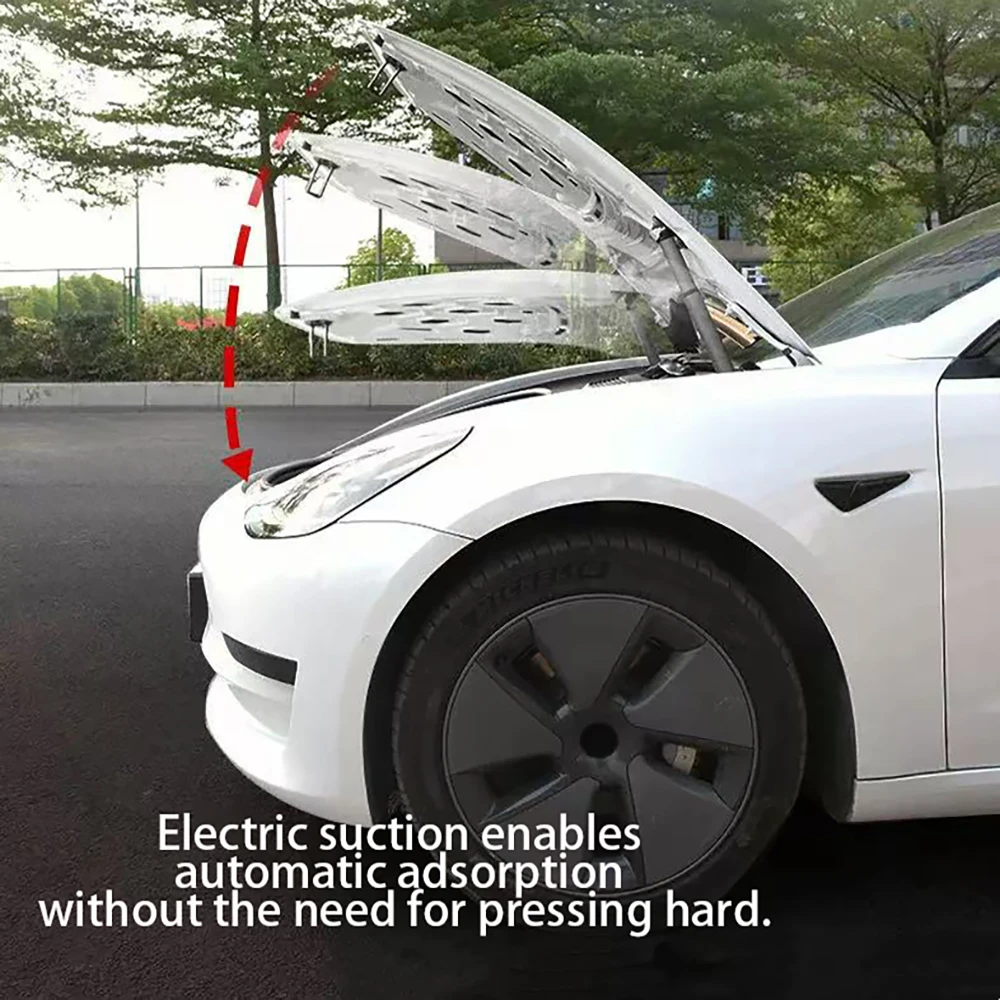 Electric Soft Close Front Trunk Retrofit Kit with Power Latch For Tesla Model X 2015-present
