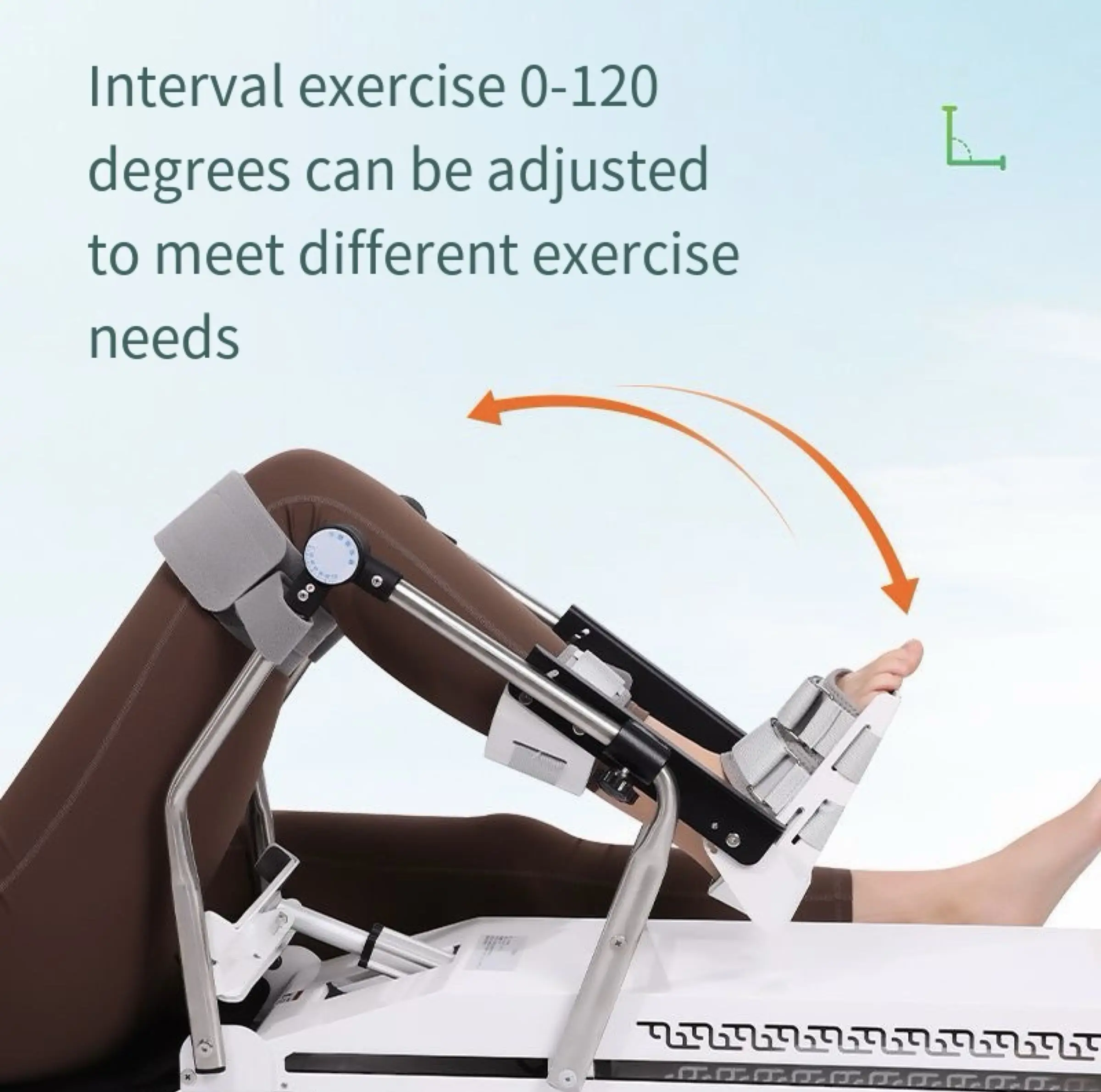Leg Stretching Bending Rehabilitation Training Machine Electric CPM Knee Joint Trainer Stroke Injury Exercise Device