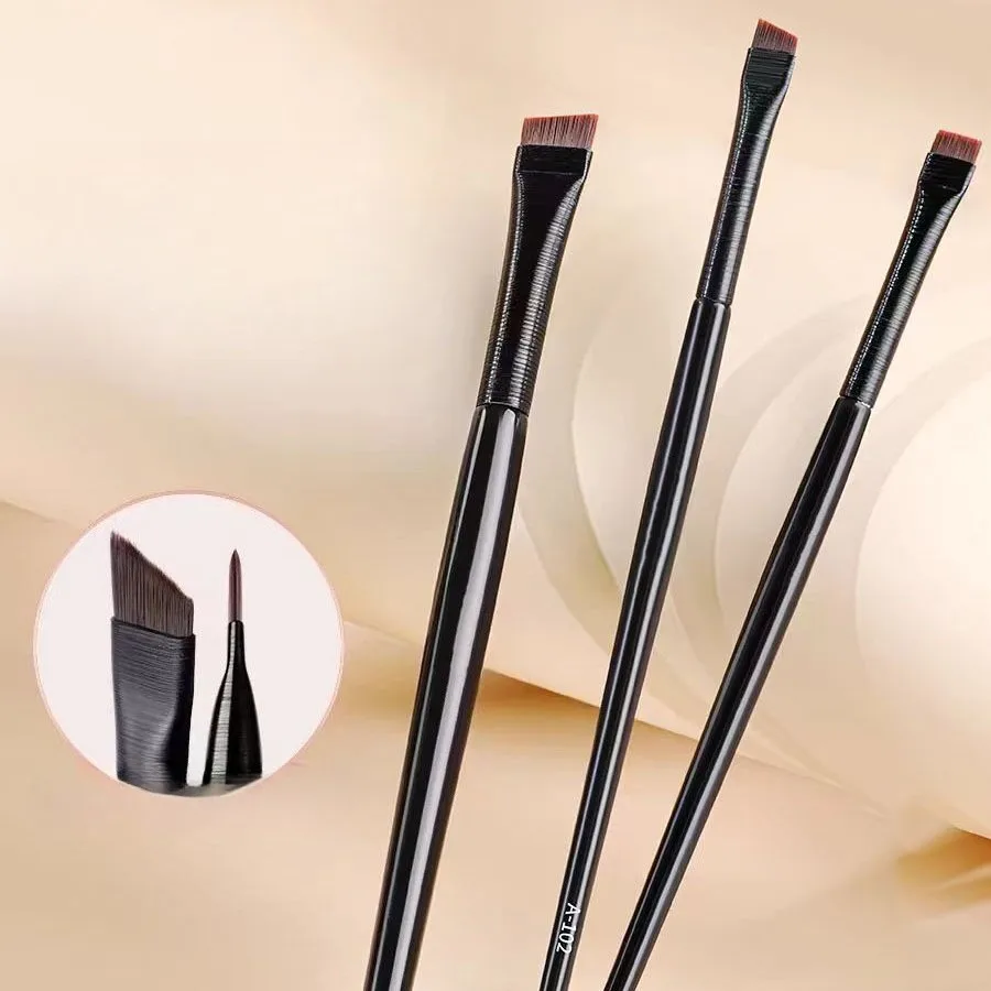 

Blade Eyeliner Brush Eyebrow Brush Portable Angle Flat Fine Eye Liner Brow Contour Makeup Brushes Precise Detail Makeup Tool