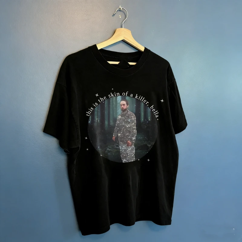 Dies ist die Haut eines Killer Bella Meme Twilight Saga Retro Crewneck Casual Style Herren Grafik T-Shirts Tops T-Shirt kurz