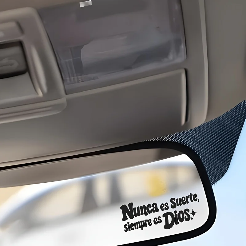 1/3PCS Not Luck But God Sticker Christian Faith Vinyl Decal for Car Mirror Motorcycle Laptop Cup Glass Window Inspirational