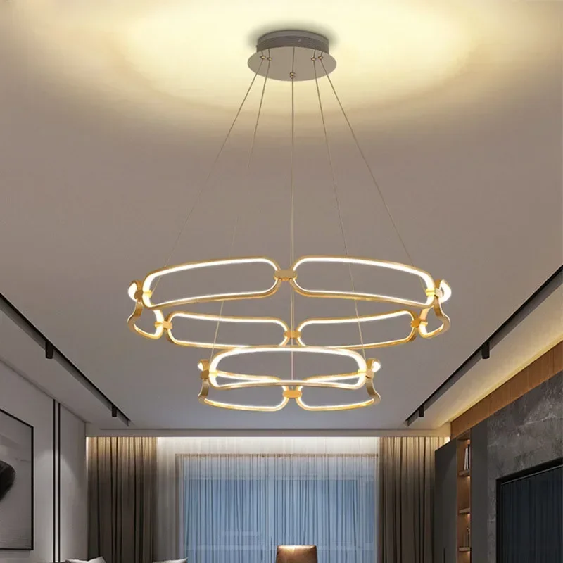 Nebulyth moderne Simple pendentif LED lampes pour salon salle à manger Hall chambre plafond lustre intérieur décoration de la maison éclairage
