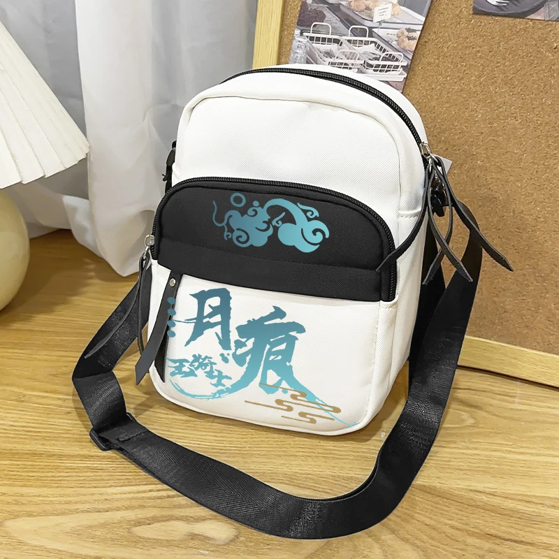 SCP Foundation 2025 أنيمي لعبة كوس للجنسين 21x16.5x11 سنتيمتر آمنة تحتوي على حماية Q نسخة مطبوعة حقيبة كروسبودي عادية الحاضر