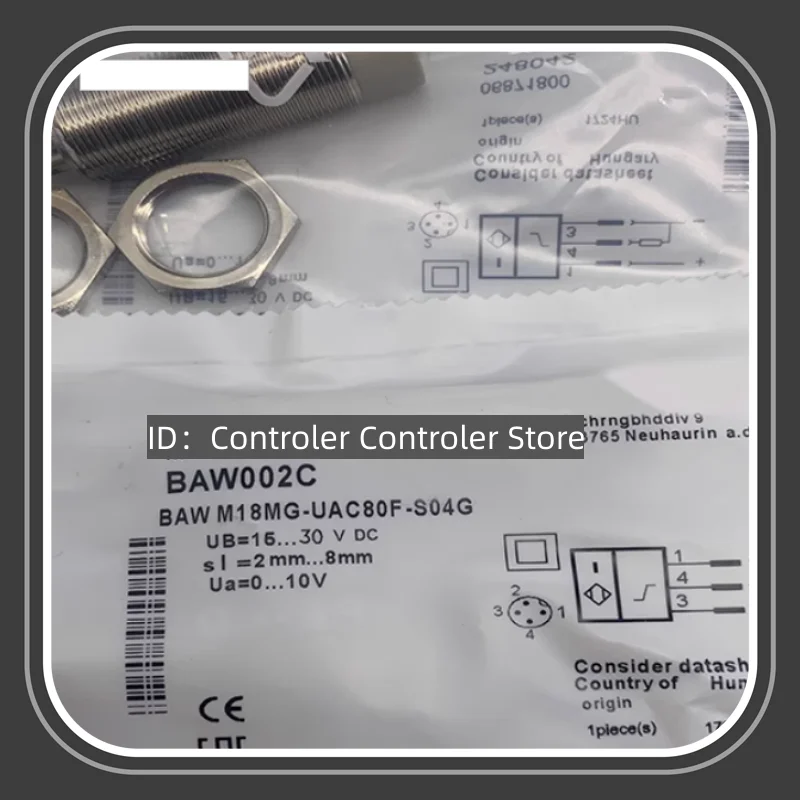 

Новый высокоприближенный переключатель BAW002C BAW M18MG-UAC80F-S04G, 2 шт.