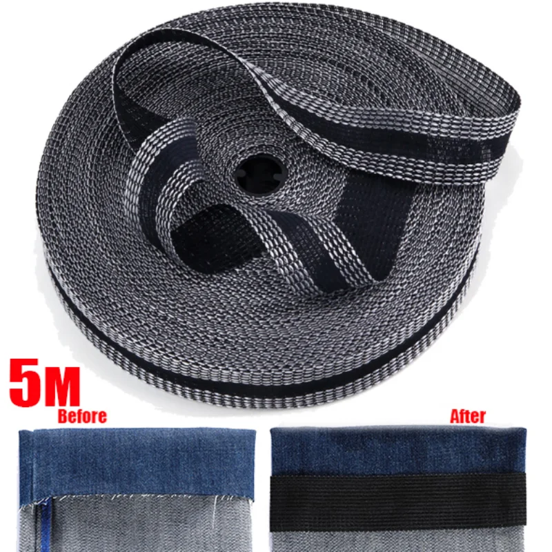 1-5M Zelfklevende Tape Voor Broek Rand Verkorten Broek Plakken Iron Op Broek Jeans Kleding Mouwen lengte Aangepast Tapes Naaien