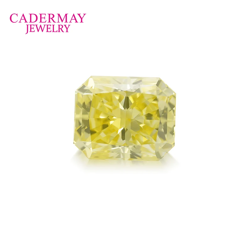 

Cadermay в наличии Сертификат GEMID HPHT 1.066ct Необычные внутри желтый VVS1 Raddiant Shape Lab Grown Diamond для изготовления ювелирных изделий