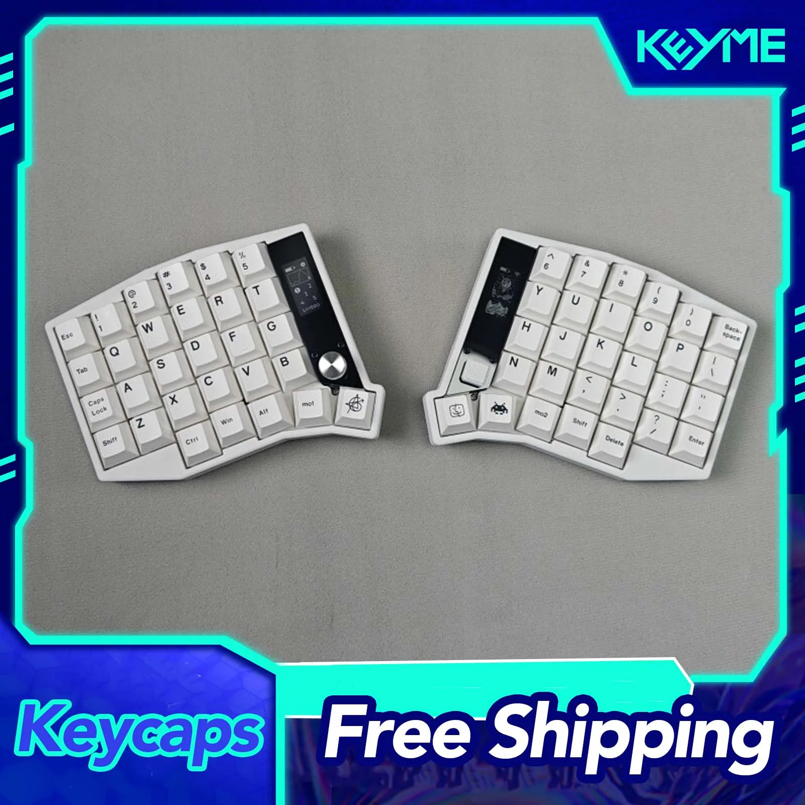 Original Factory XDA Height Five-sided Thermal Sublimation Keycaps Adapted to Corne Sofle Inline Keyboard Split keyboard PC Gift