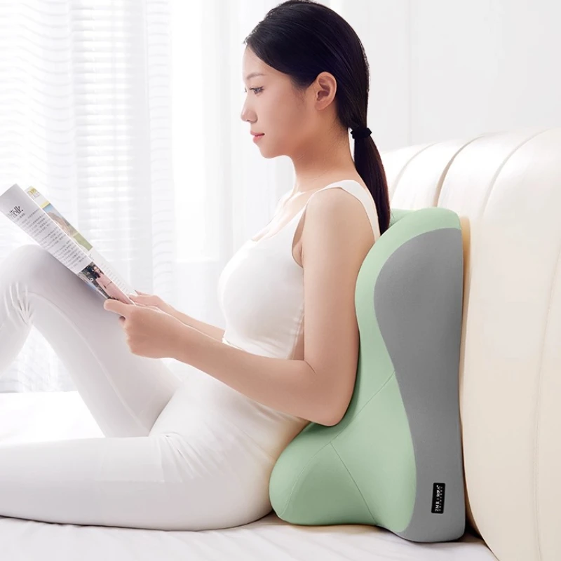 Bed Backrest Pillow, Lumbar Support Cushion, Ergonomic Full-Body Support, Bedroom Reading Pillow, Sofa Bed Back Cushion