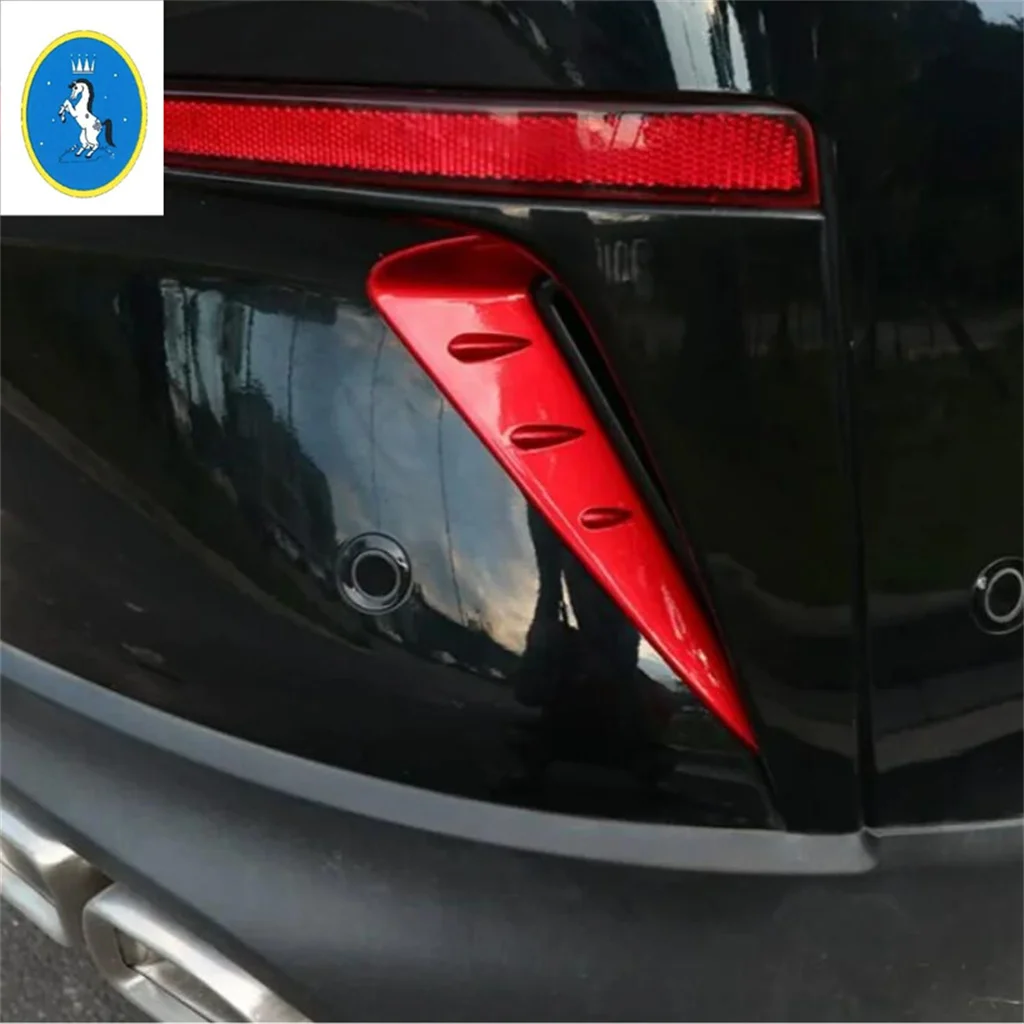 

Chrome Car Rear Fog Lights Lamps Eyelid Eyebrow Decor Sticker Cover Trim Exterior Accessories For CHANGAN UNI-T UNIT 2020 - 2024