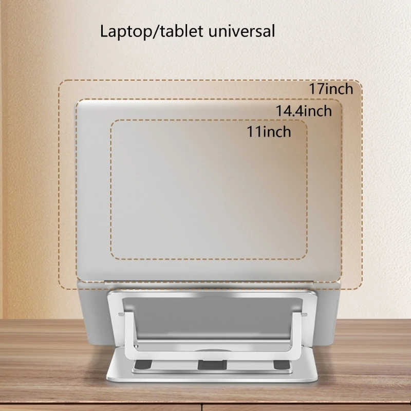 7 Adjustable Laptop Stand Foldable Design For 17.3Inch Computer Notebook