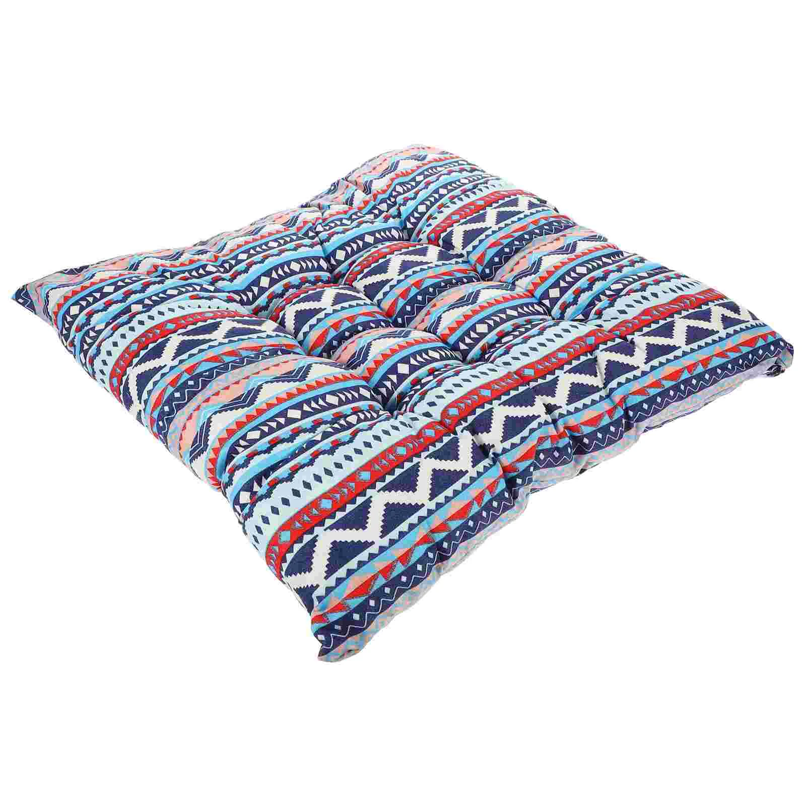 

Chair Cushions for Dining Chairs Bohemian Square Seats Car Office Pad Thicken Striped Computer Desk Outdoor Garden