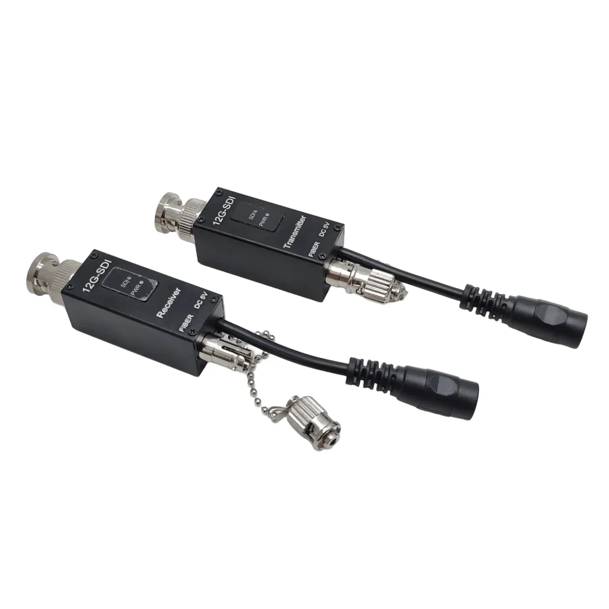 متوفر في المخزون ST Fiber Connector Mini 12G-SDI محول ألياف بصرية فيديو وضع واحد ألياف واحدة