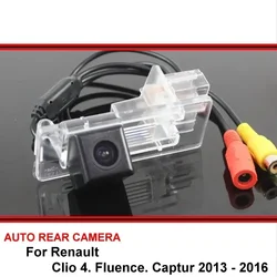 For Renault Clio 4 Fluence Captur 2013~2017 HD CCD Car Waterproof Reverse Backup Rearview Parking Rear View Camera Night Vision
