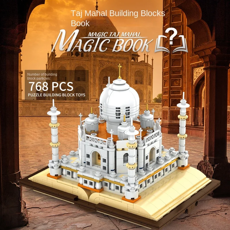 MOC Indian Taj Mahal Model Toys Famous Architecture Building Blocks for Adults Assemble Decoration City Bricks For Kid Gift