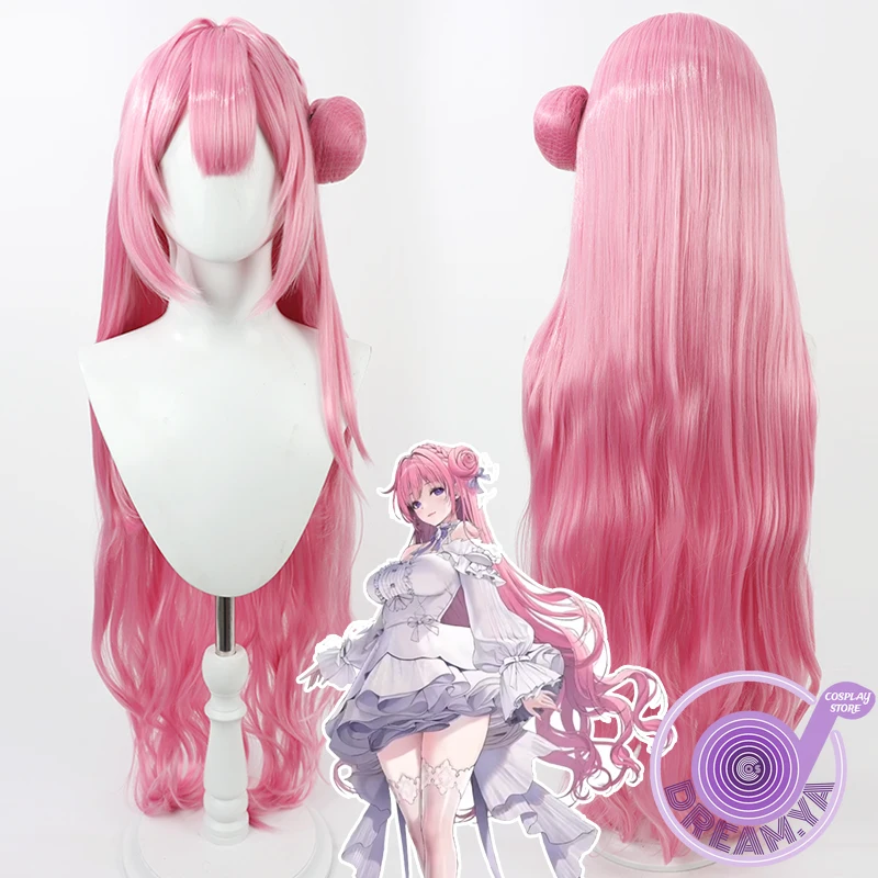 

Dorothy Cosplay Wig NIKKE The Goddess of Victory Pink Long Synthetic Hair Heat Resistant Halloween Role Play + Free Wig Cap