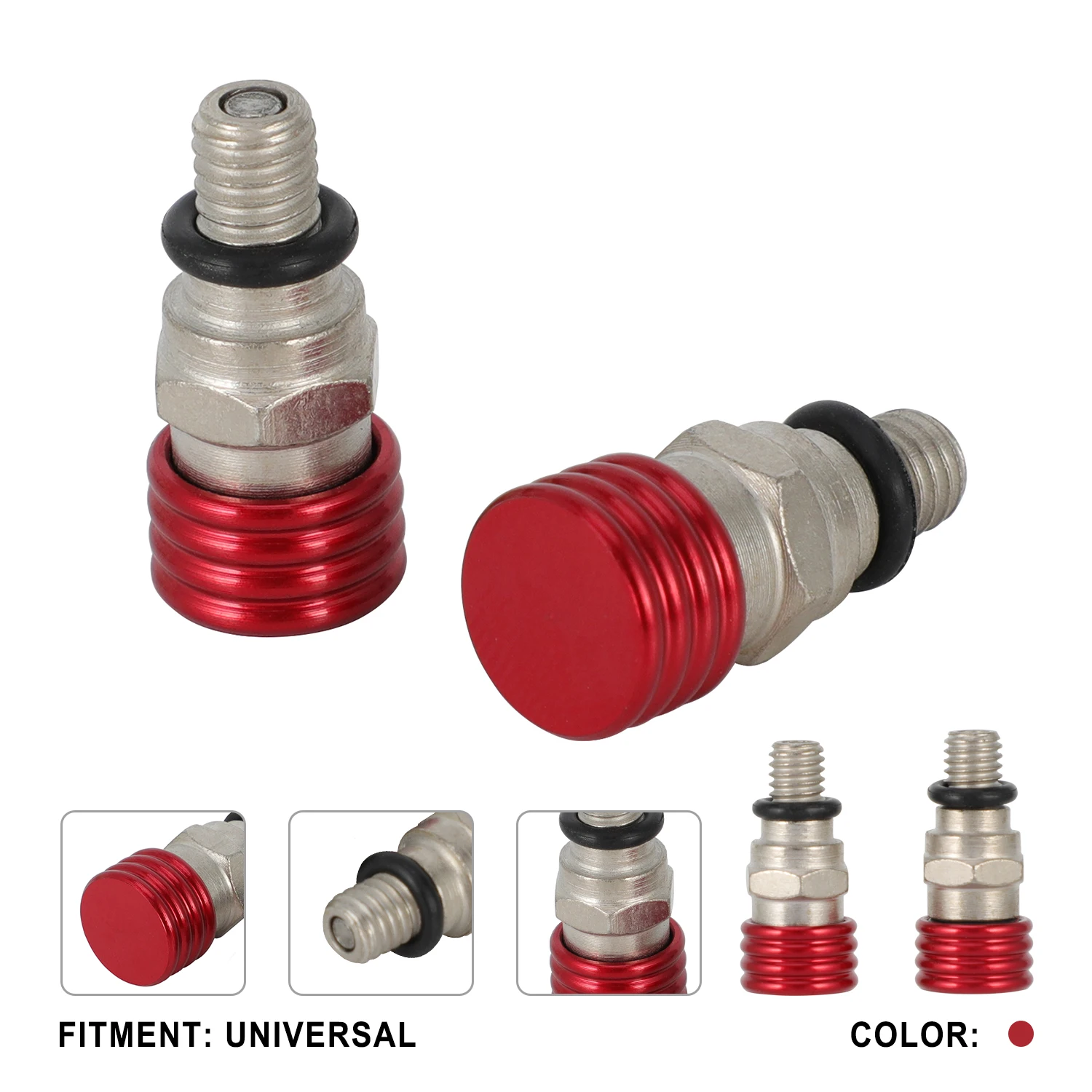 M5 0.8MM Fork Air Bleeder Katup Relief untuk HONDA CR125 CR150 CR250 CR500 CRF230F CRF250R CRF250X CRF450R CRF450X CRF 450R 450X