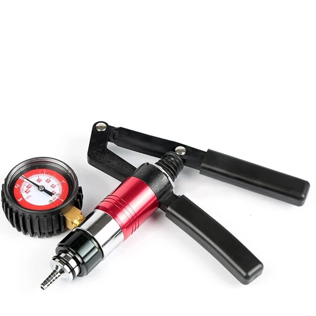 Imagem -04 - Hand Held Faça Você Mesmo Freio Fluido Bleeder Ferramentas Vacuum Pistol Pump Tester Kit Body Pressure Vacuum Fluid Reservoir Oil Tester