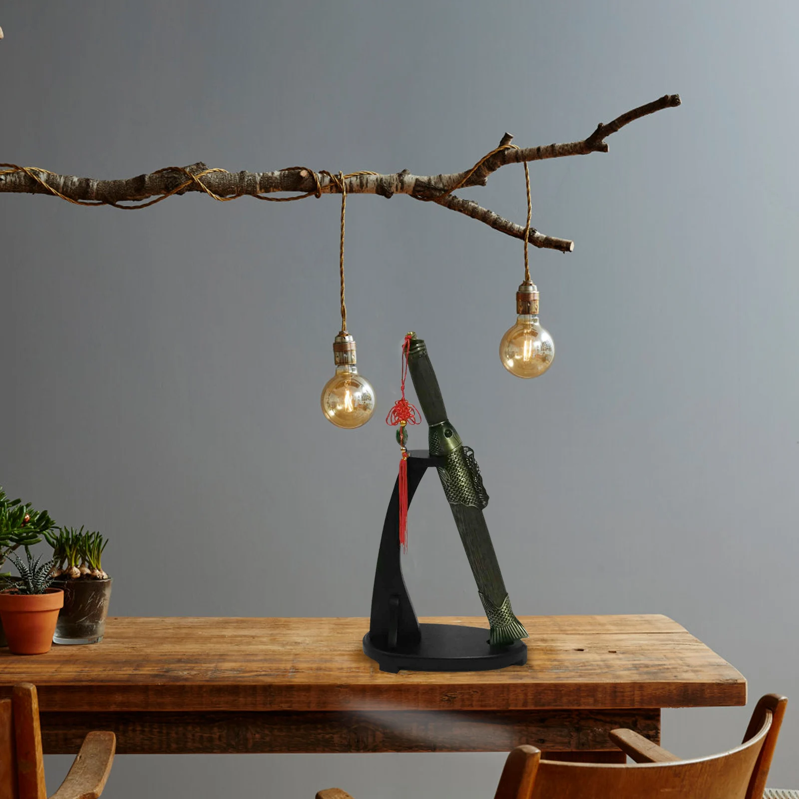 

Plastic Sword Organizer Stand Stable Durable Easy to Use Beautiful Room Decoration Desktop Storage 115cm Sword Holder