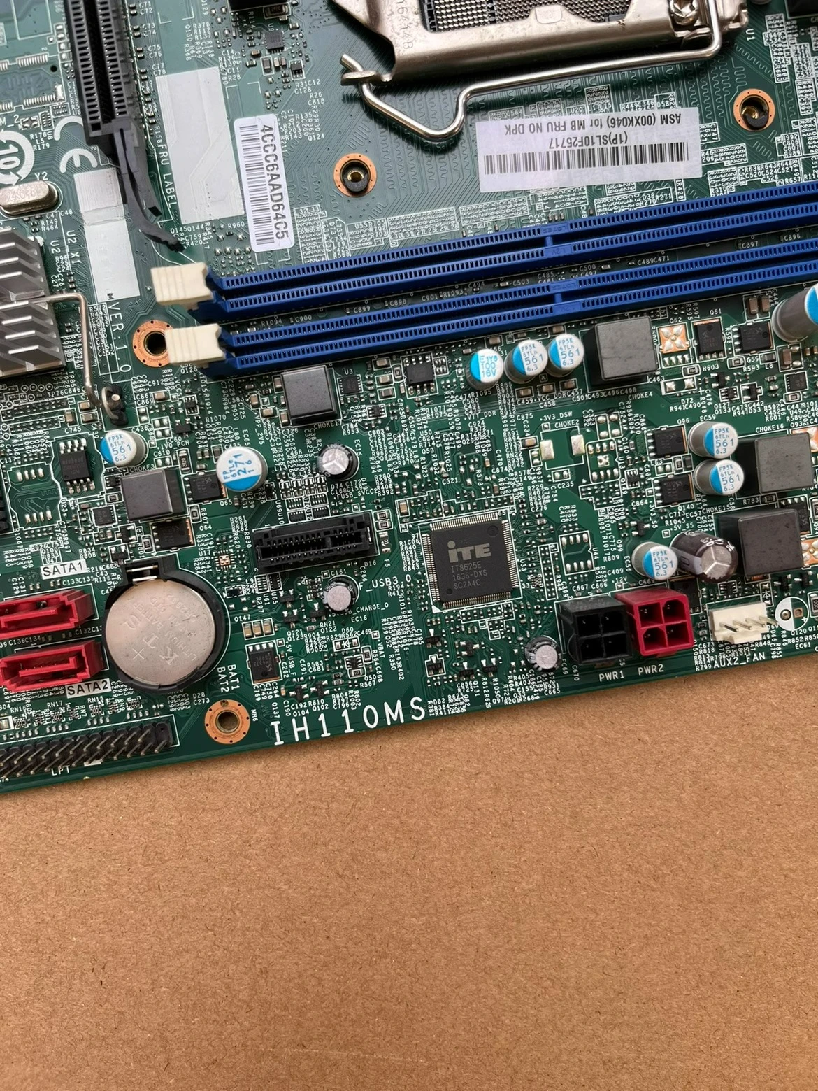 IH110MS main board 1151-pin CPU sixth generation DDR4 generation memory 10-pin power supply interface For Lenovo