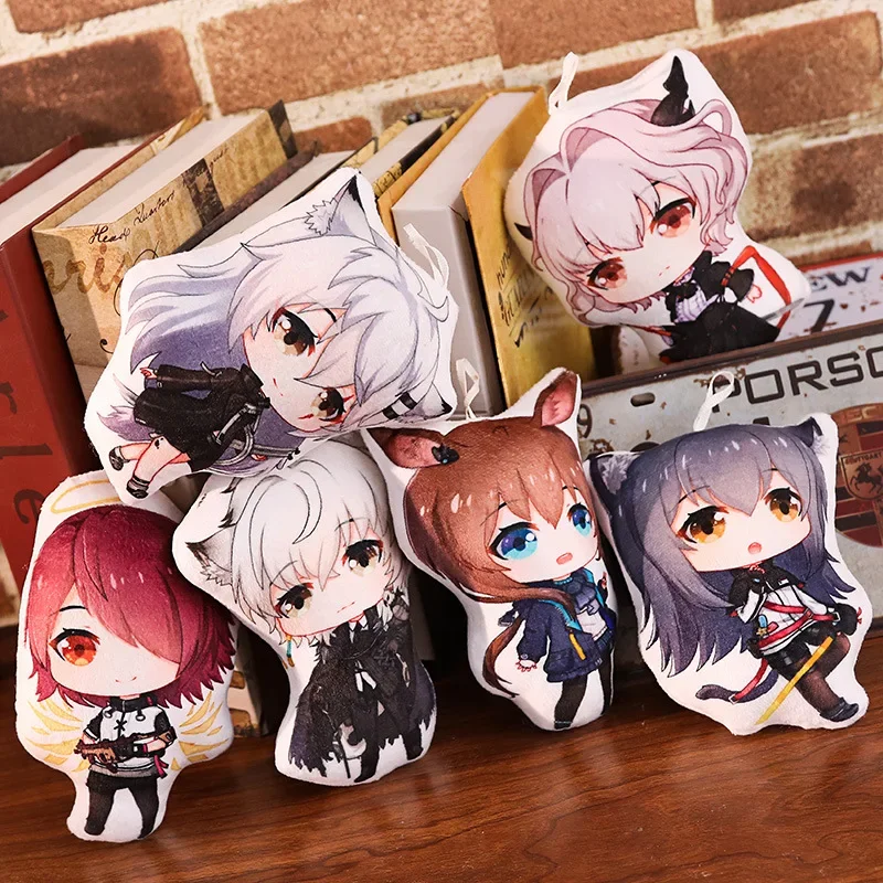 Arknights dupla face travesseiro recheado, Almofada macia, Desenhos Animados Criativos, Cama, Sofá, Quarto, Boneca Decorativa Brinquedos, Fans Gift