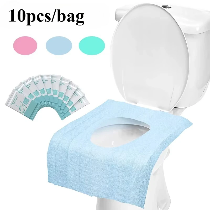 

Чехлы на сиденья для унитаза, одноразовые для упаковки, для путешествий, приучения к горшку для малышей в общественных туалетах, вкладыши для унитазов, легко носить с собой