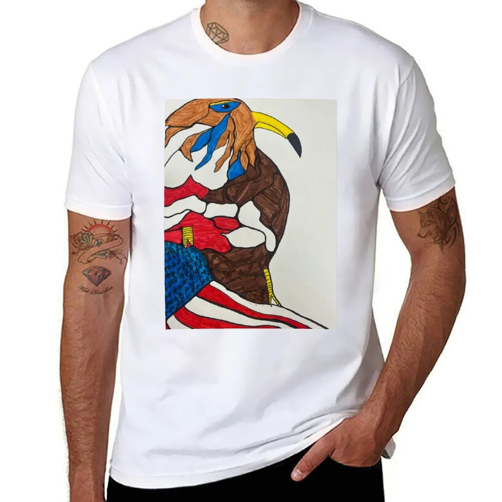 

“Eagle Inspiration” T-Shirt cotton tshirt 100% t shirt man casual T-Shirt