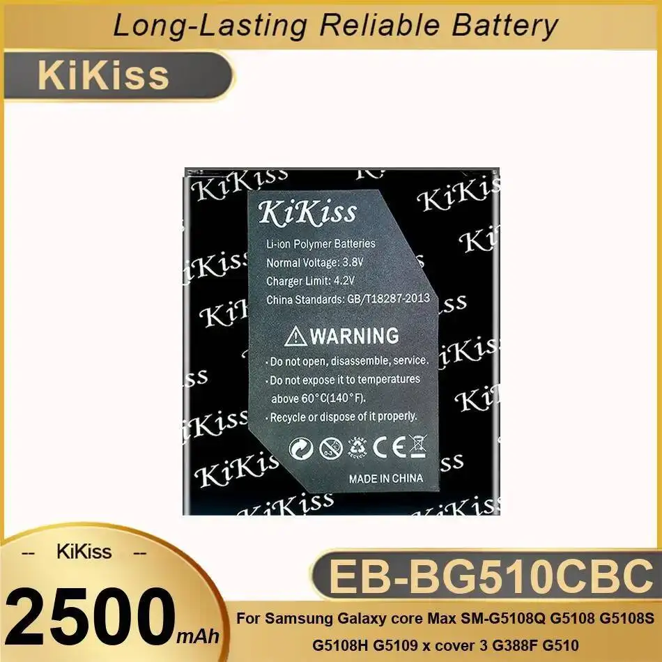 

Mobile Phone Battery EB-BG510CBC 2500Mah For Samsung Galaxy Core Max SM-G5108Q G5108 G5108S G5108H G5109 X Cover 3 G388F G510