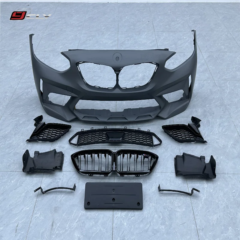 For 2017-2023 for 1 Series F52 Upgrade M-2C Bodykit Front Bumper Assembly Grille New CLY Easy Installation High Quality