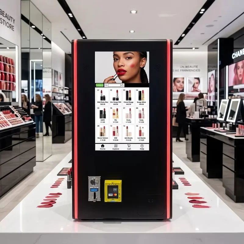 Wall Mounted Mini Vending Machine Small Space-Saving Lipsticks Daily Necessities Snack Drink Commercial Self-Service SDK