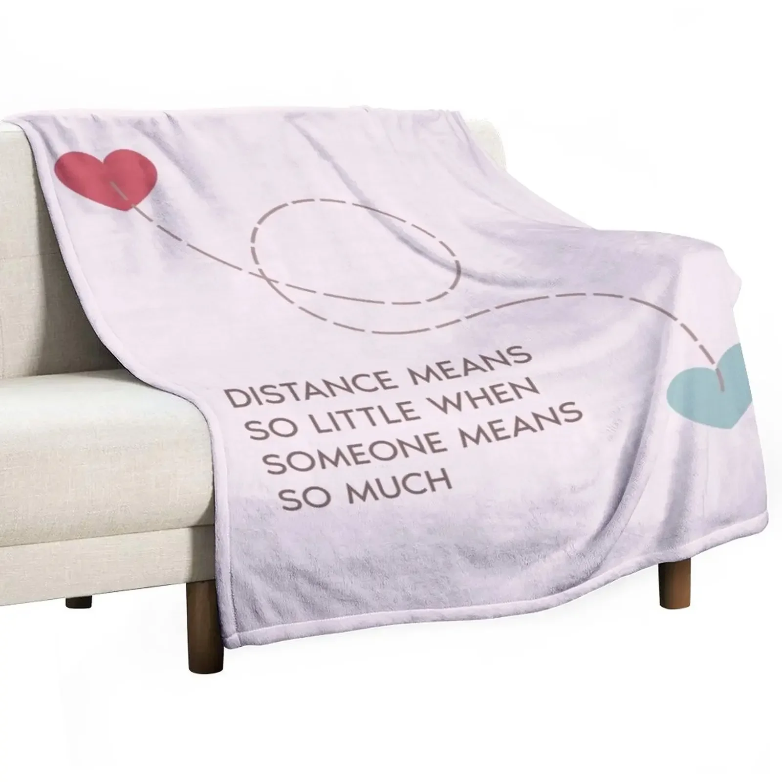 Long distance friendship and relationship Throw Blanket Luxury Throw Sleeping Bag Blankets