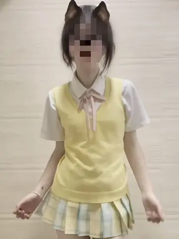 Sweet School Uniform Sensation Orange Moon Jk Skirt Set Knitted Basic Pure Color Vest Layering Sensation Top Fashion Ensemble
