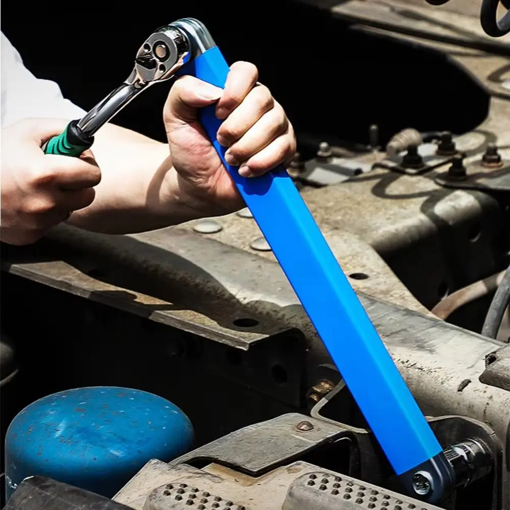 

Multifunctional Offset Extension Wrench Extend Antirust Versatile Wrench Oil Proof Durable Dual-purpose Wrench Tight Space