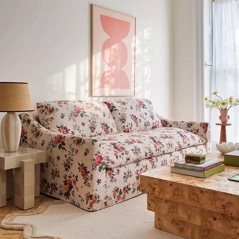 & Soft Adults Countryside Living Room Sofas Luxury Relax Double Pattern Sofa French Comfortable Lounge Home Furniture Accessorie