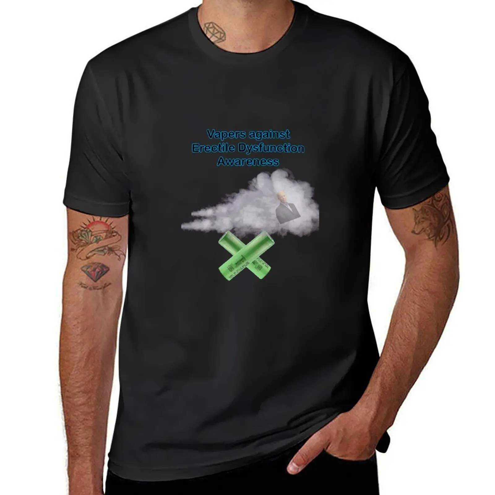 Vape Awareness T-Shirt sports fans Blouse oversized mens cotton t shirts