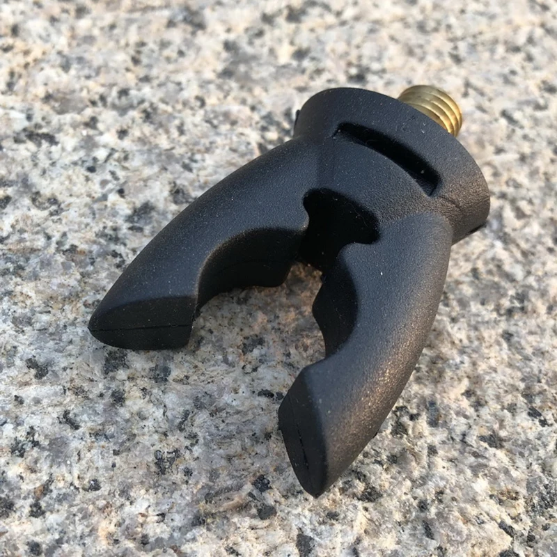 Black Non-Slip Windproof Head Elastic Bracket Holder Sea Rod Support Fork Stand Accessory for European Fishing Group Setup