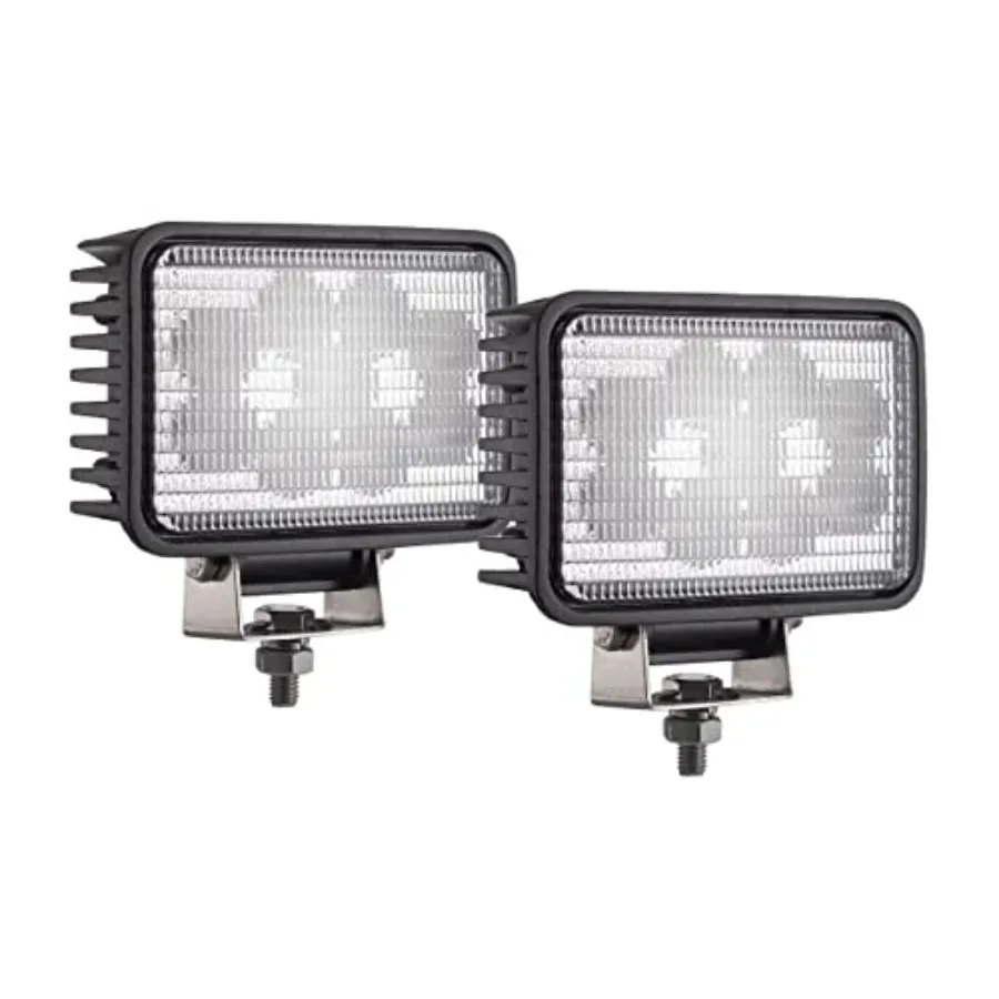 

4x6-дюймовый прямоугольный внедорожный светодиодный противотуманный фонарь для грузовика, квадроцикла, трактора, 6000K, холодно-белый, широкий прожектор, прочный алюминиевый корпус, IP68