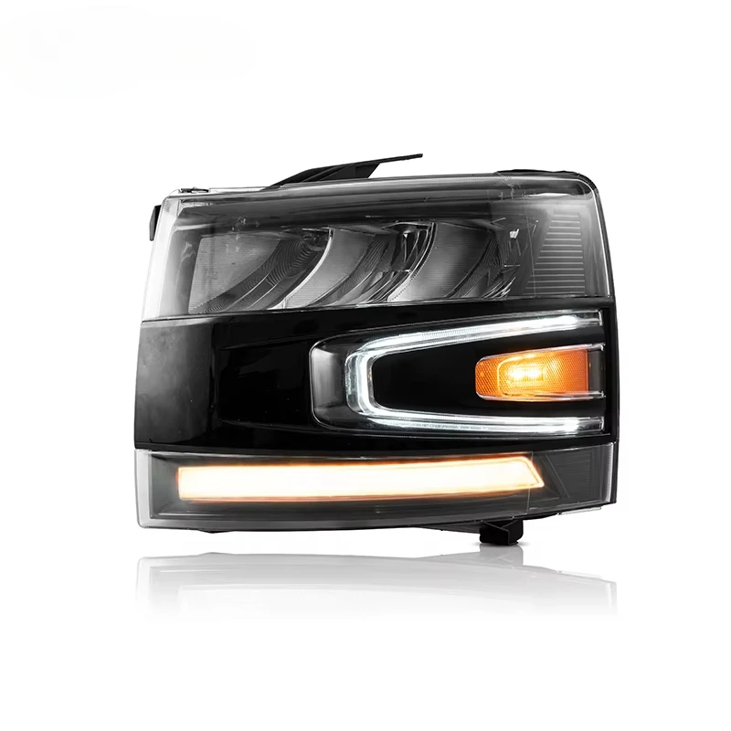 

Full LED Headlights Car Head Light Assembly 2007 2008-2012 2013 Front Lamp 1500 HD 2500HD 3500HD For Chevrolet Silverado