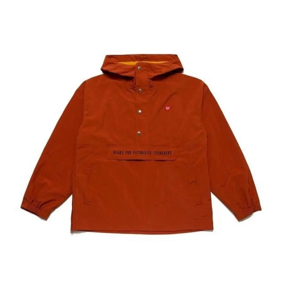 

HUMAN MADE Trendy Love Heart Print Hooded Windbreaker Jacket Breathable Comfortable Unisex Outdoor Wear