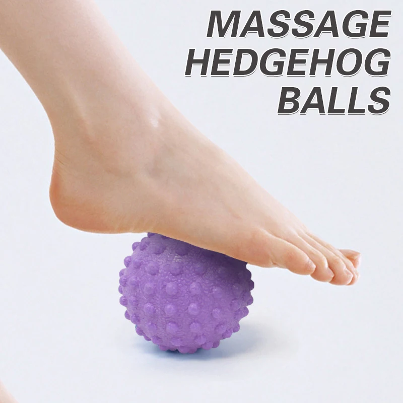 Durable TPE Spiky Massage Ball Trigger Point Sport Fitness Hand Foot Pain Relief Plantar Fasciitis Reliever Hedgehog Balls